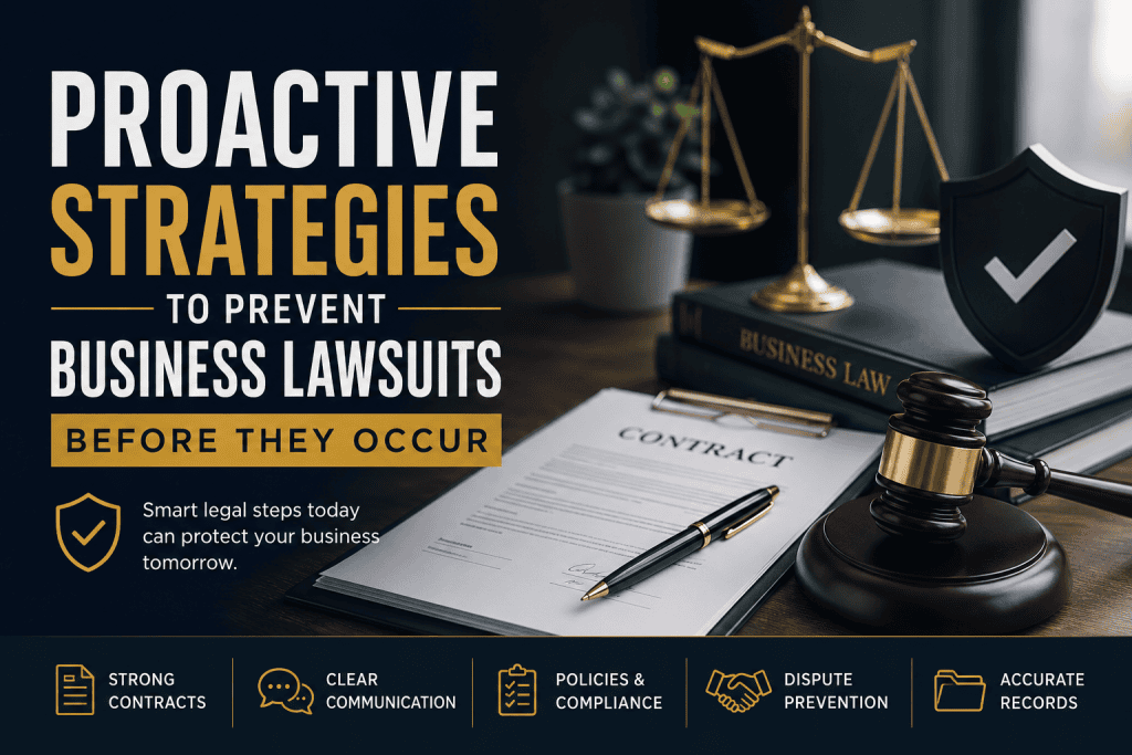 Proactive Strategies to Prevent Business Lawsuits Before They Occur