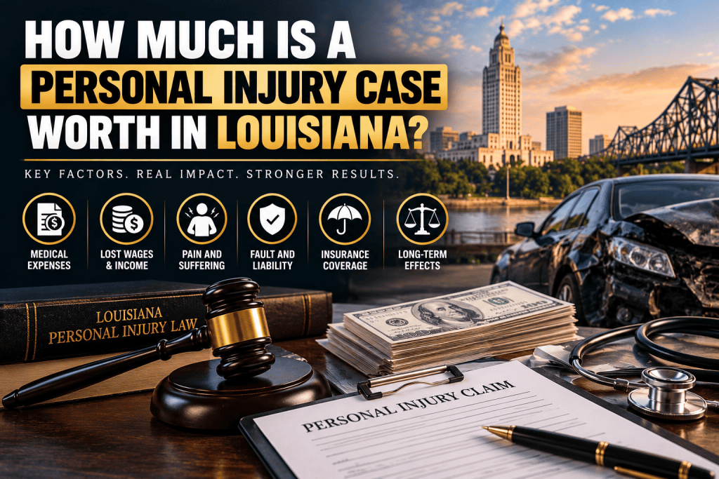 How much is a personal injury case worth in Louisiana