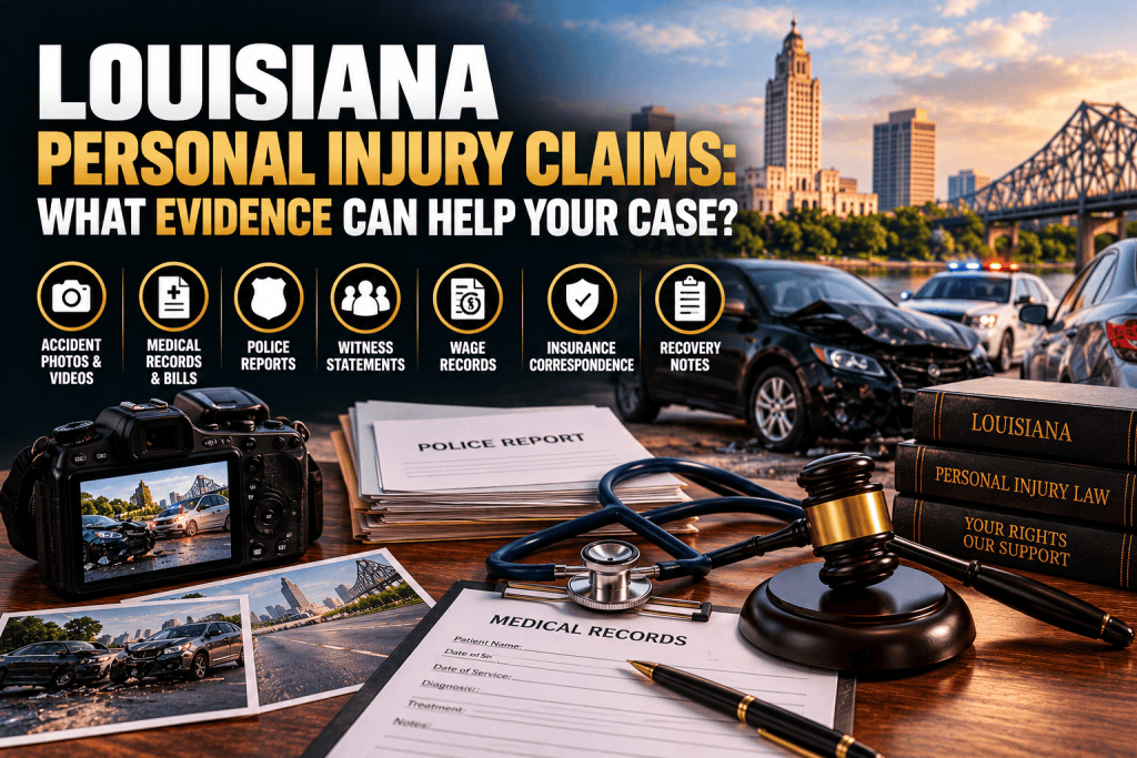 Louisiana Personal Injury Claims: What Evidence Can Help Your Case? 