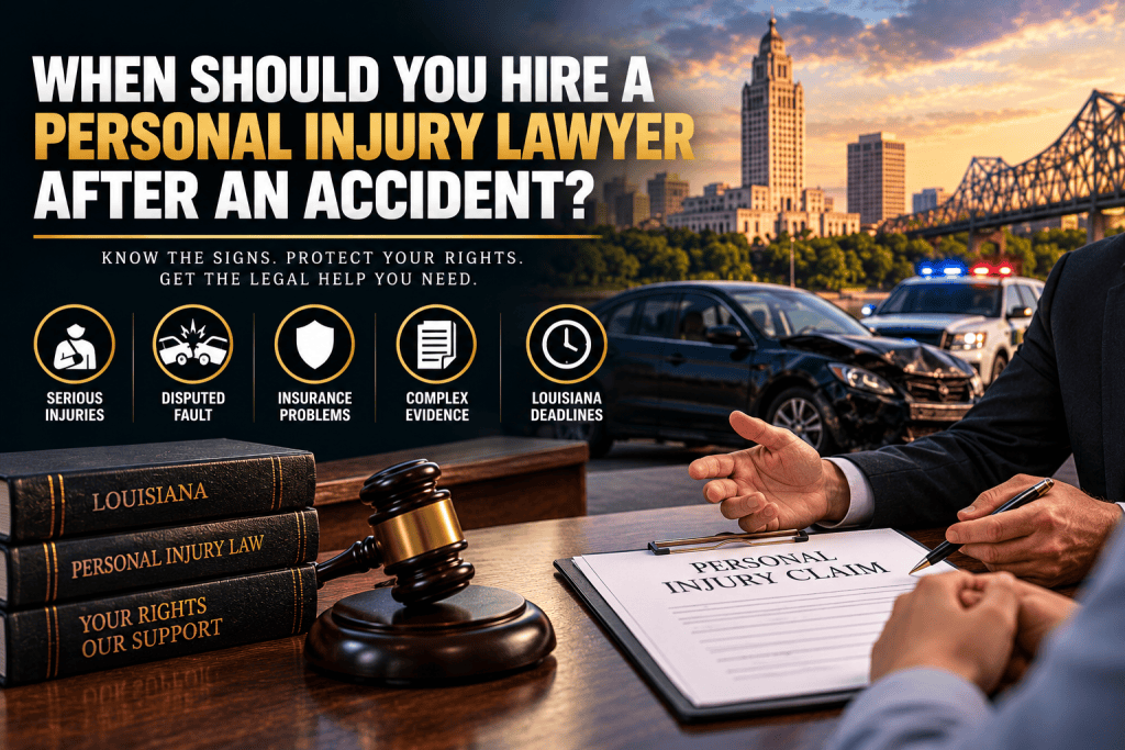 When Should You Hire a Personal Injury Lawyer After an Accident? 